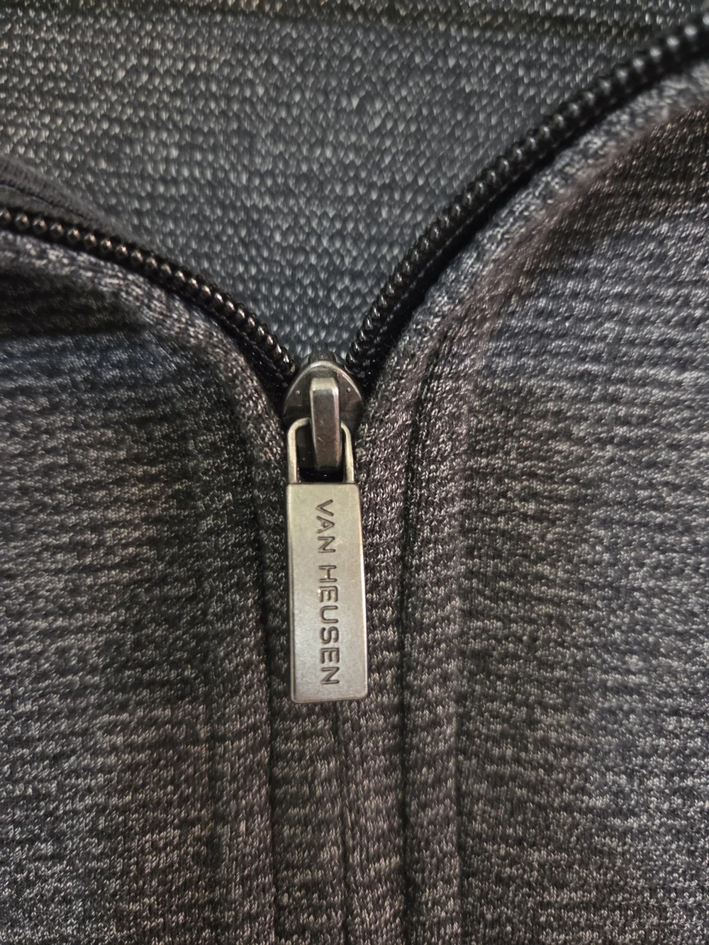 Van Heusen Men's Dark Charcoal Half-Zip Pullover Sweater
